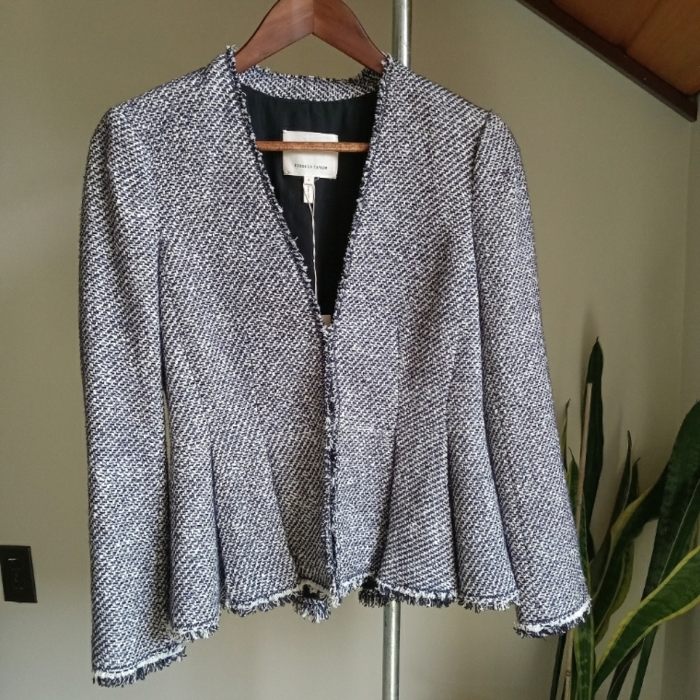 NWT Peplum tweed jacket